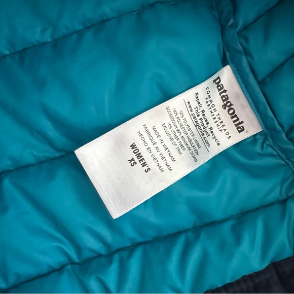 Patagonia Puffer Vest Navy Blue Full Zip Women’s Size XS - Picture 9 of 14
